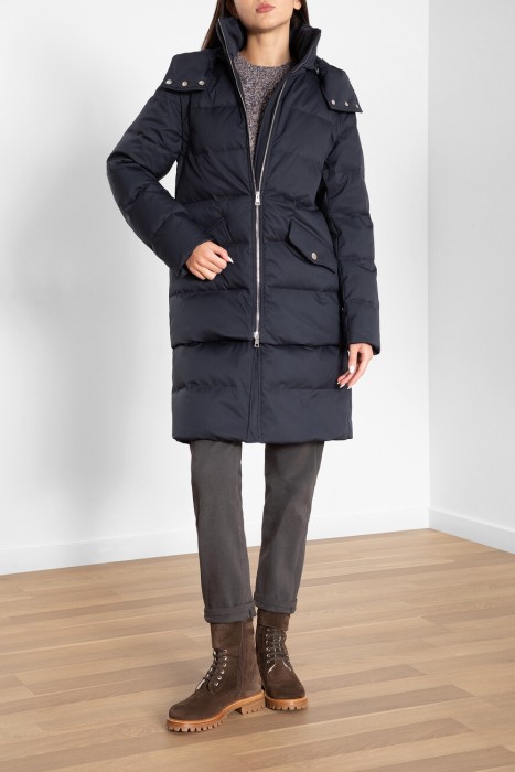 пальто  из полиэстера спереди