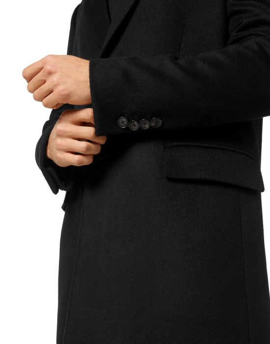 пальто  из проверенных материалов спереди