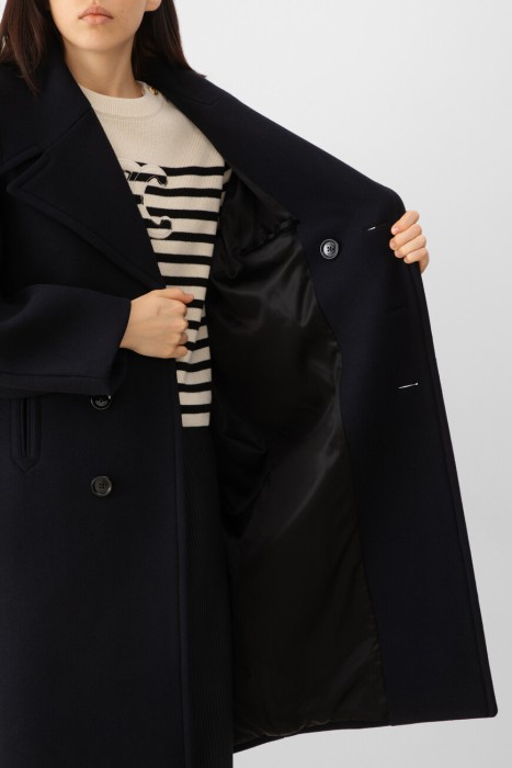 пальто  из хлопка спереди