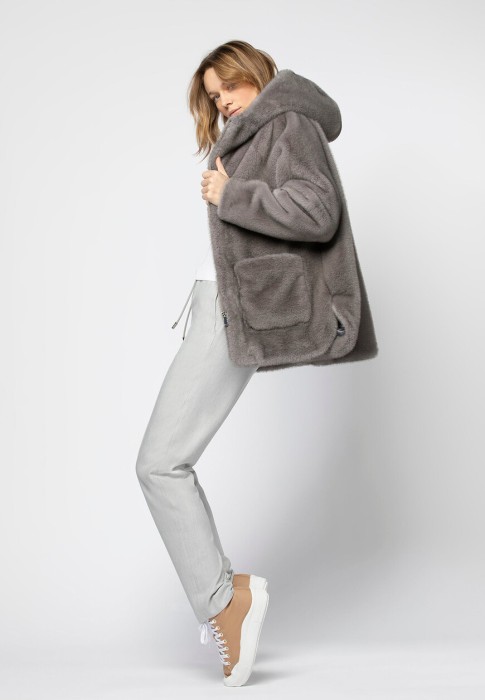 пальто  от бренда max&moi вид слева