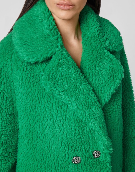 пальто  из проверенных материалов спереди