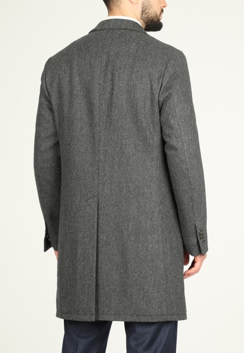 пальто  из италии вид сбоку