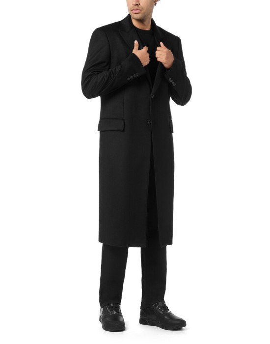 пальто  из италии вид сбоку