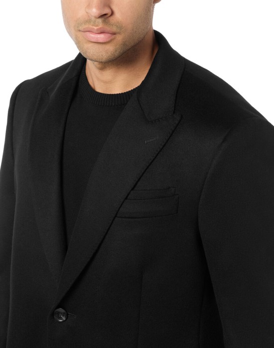 пальто  из проверенных материалов спереди