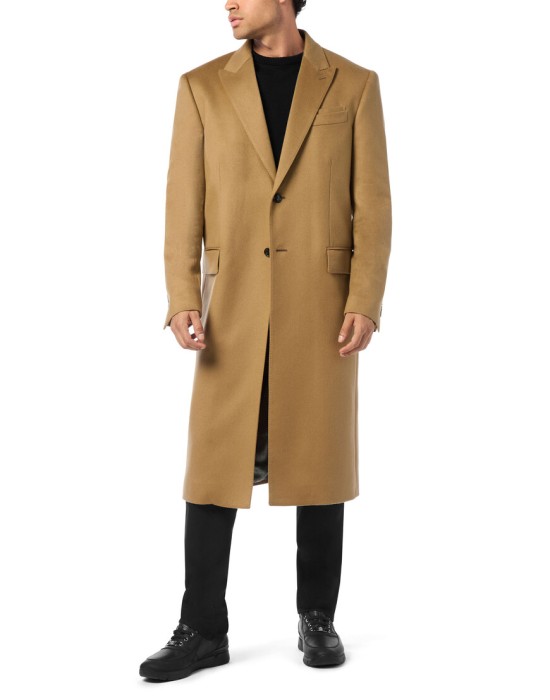 пальто  из италии вид сбоку