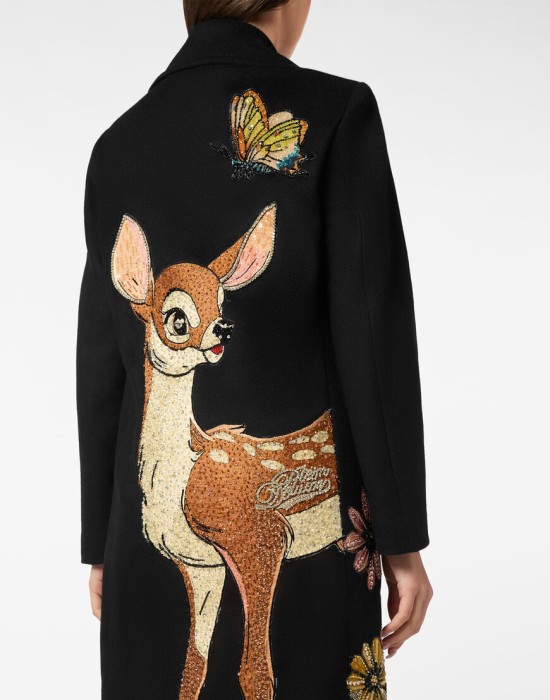 пальто  универсального стиля с лицевой стороны