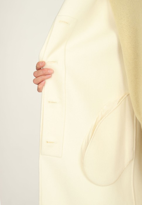 пальто  универсального стиля с лицевой стороны