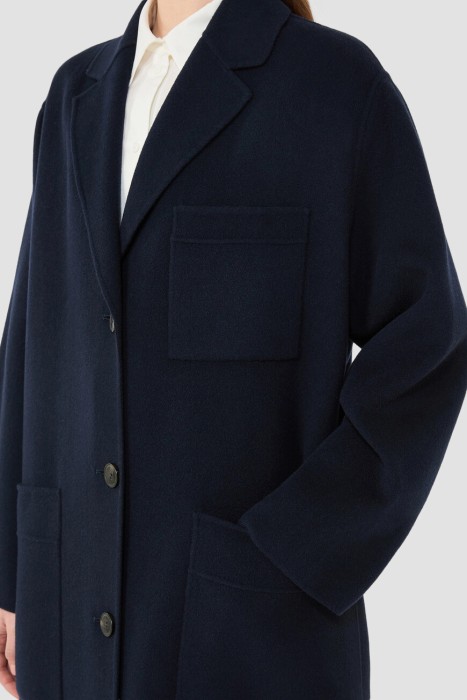 пальто  из италии вид сбоку