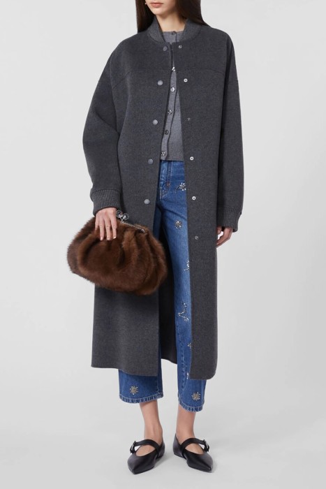 пальто  из италии вид сбоку