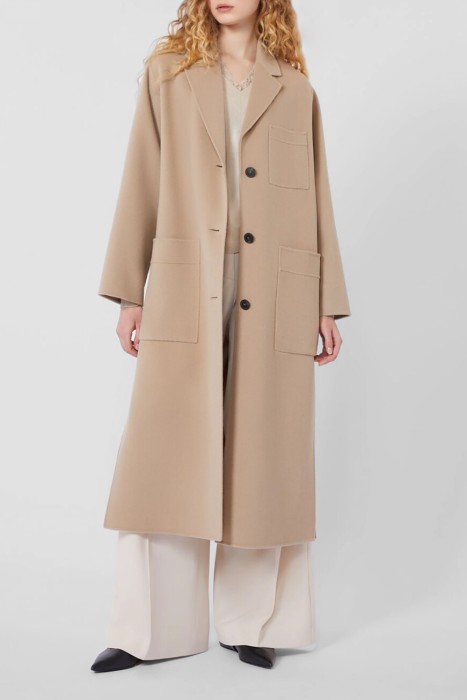 пальто  из италии вид сбоку