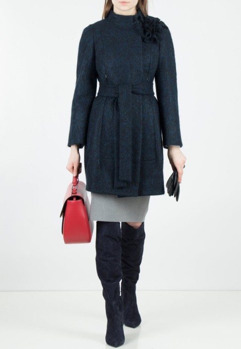 пальто  от бренда teresa tardia вид слева