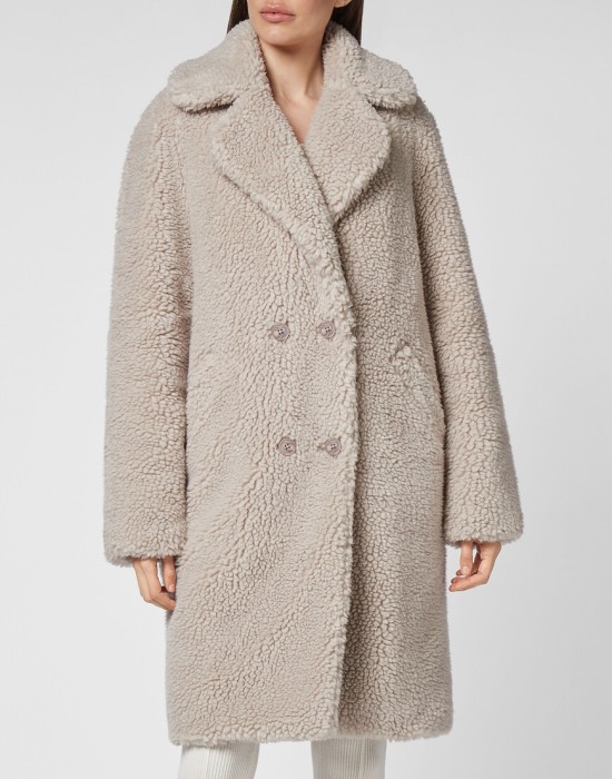 пальто  от бренда philipp plein вид слева