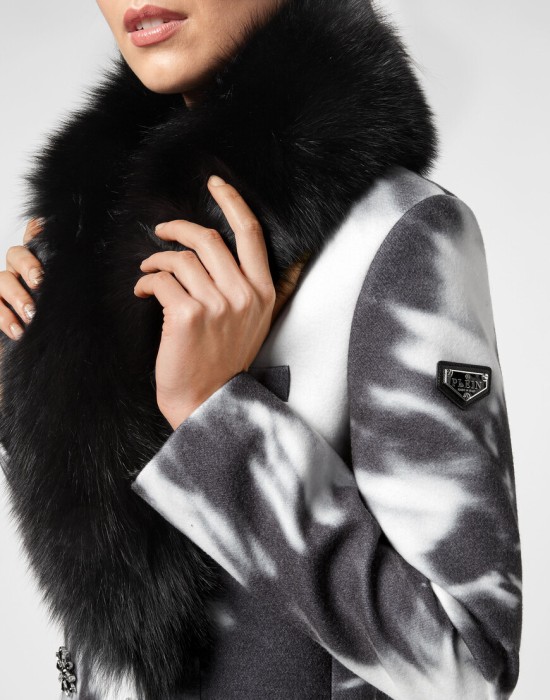 пальто  из проверенных материалов спереди