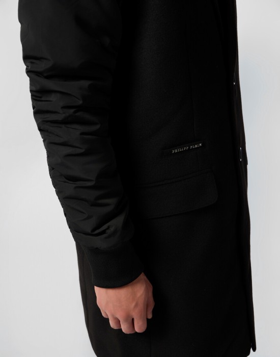 пальто  из проверенных материалов спереди