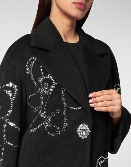 пальто  из америки вид сбоку