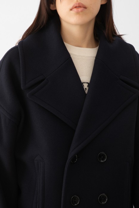 пальто  из франции вид сбоку