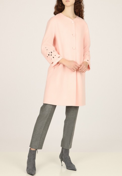 пальто  от бренда ermanno scervino вид слева