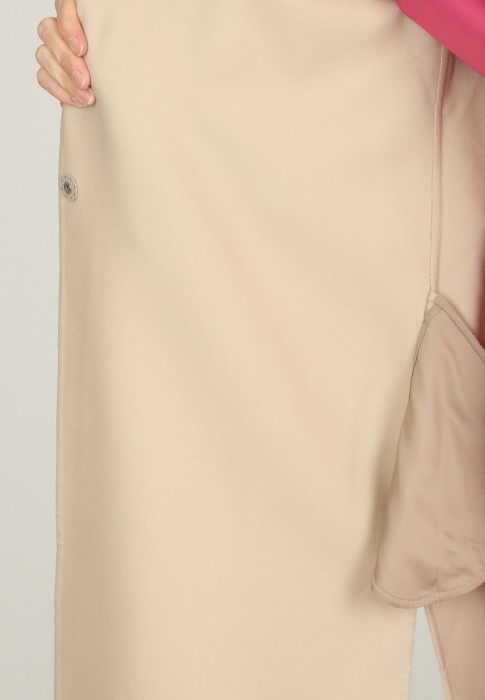 пальто  универсального стиля с лицевой стороны