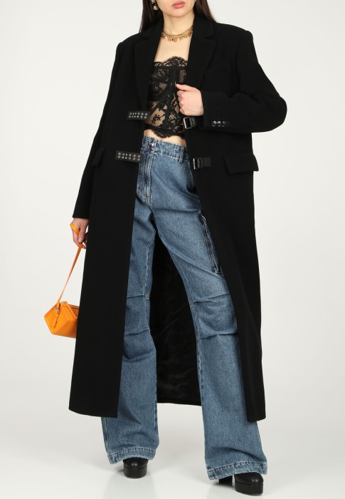 пальто  из италии вид сбоку