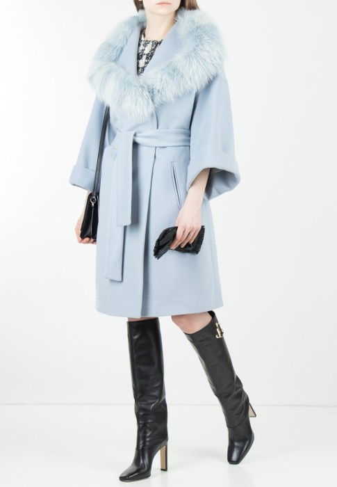 пальто  из италии вид сбоку