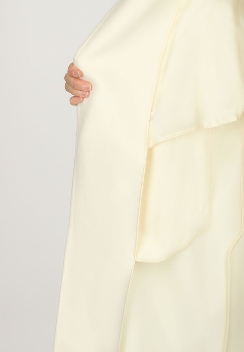 пальто  универсального стиля с лицевой стороны