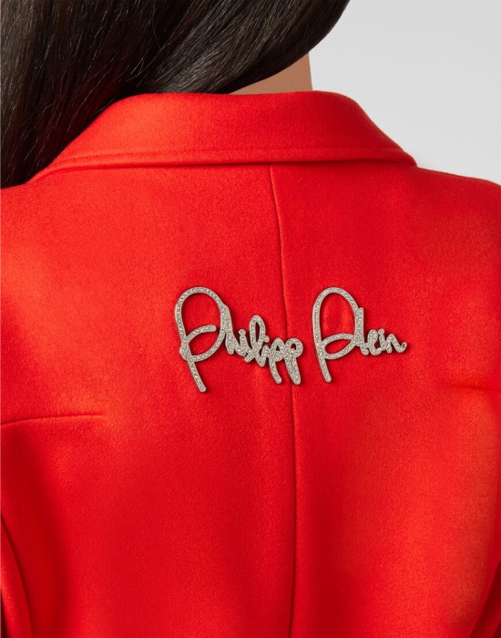 пальто  из проверенных материалов спереди