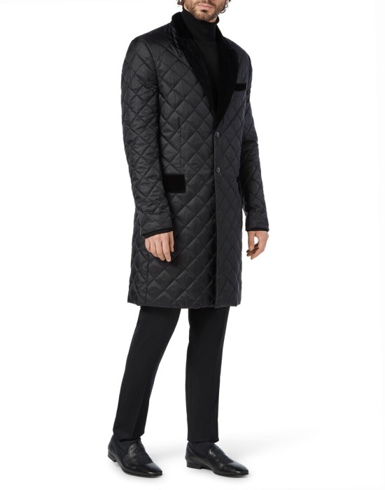 пальто  из италии вид сбоку