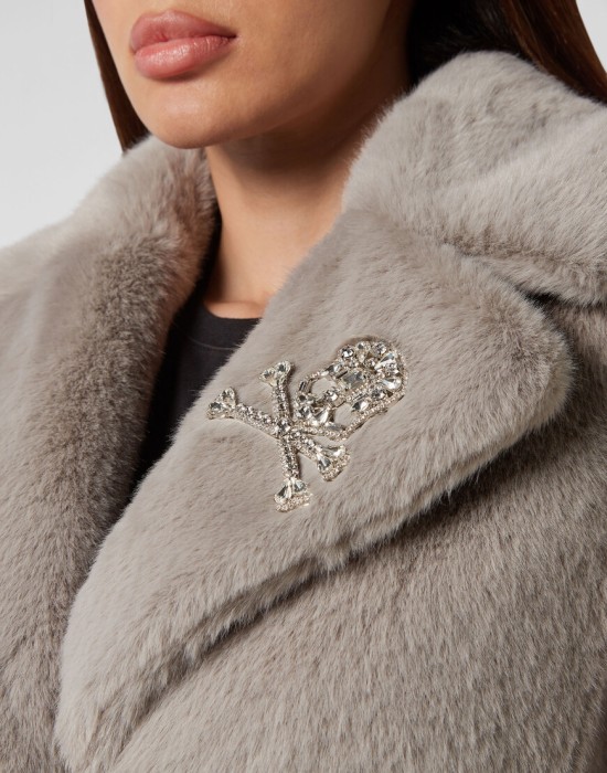 пальто  из проверенных материалов спереди