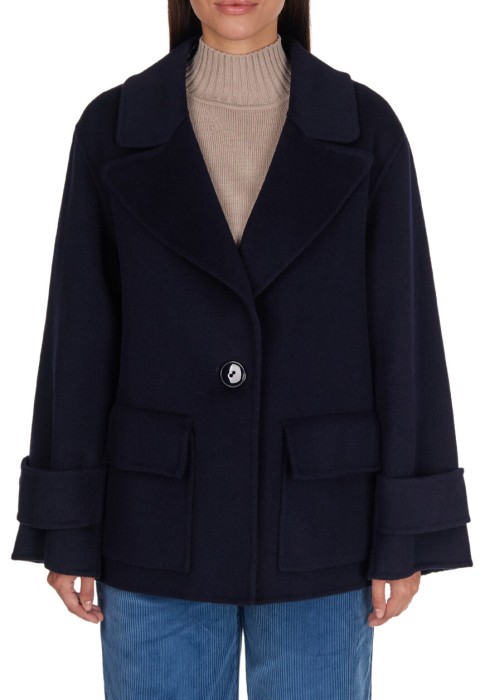 пальто  из проверенных материалов спереди