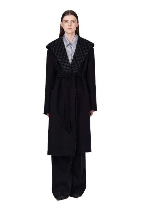 пальто  из италии вид сбоку