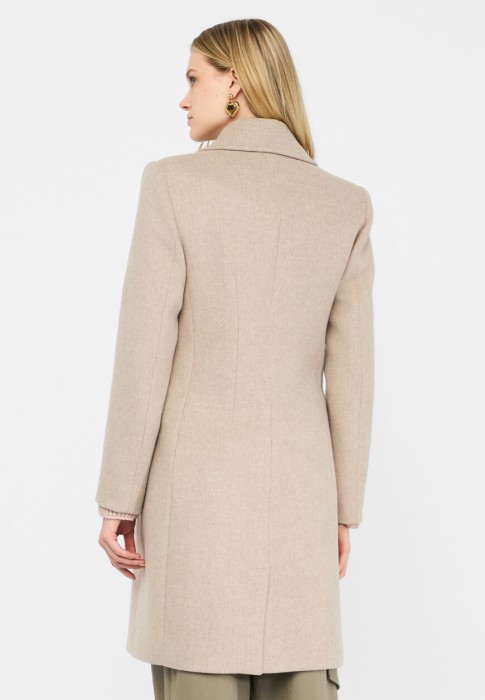 пальто  из проверенных материалов спереди