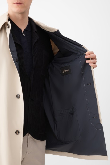 парка  модель из капсульной коллекции из хлопка спереди