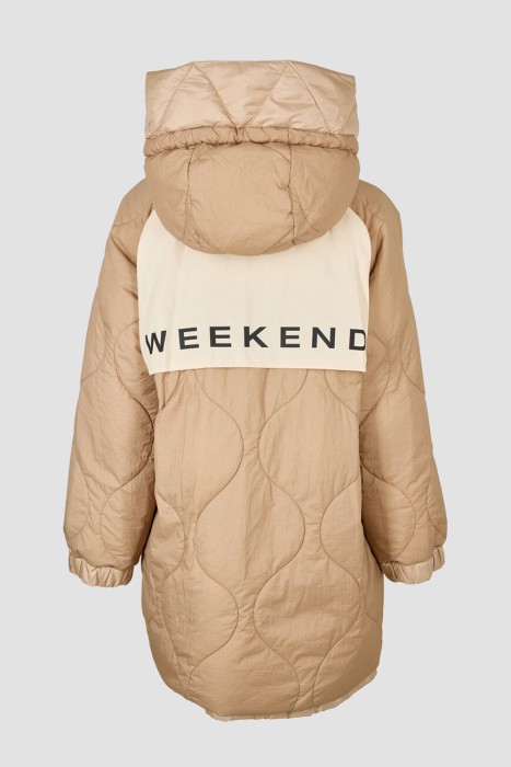 парка  из полиэстера спереди