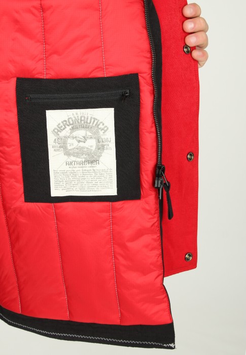 парка  для взрослого возраста с изнаночной стороны