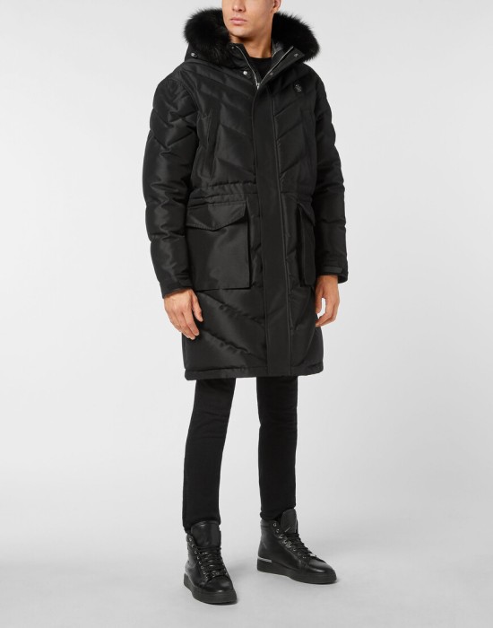 парка  от бренда philipp plein вид слева