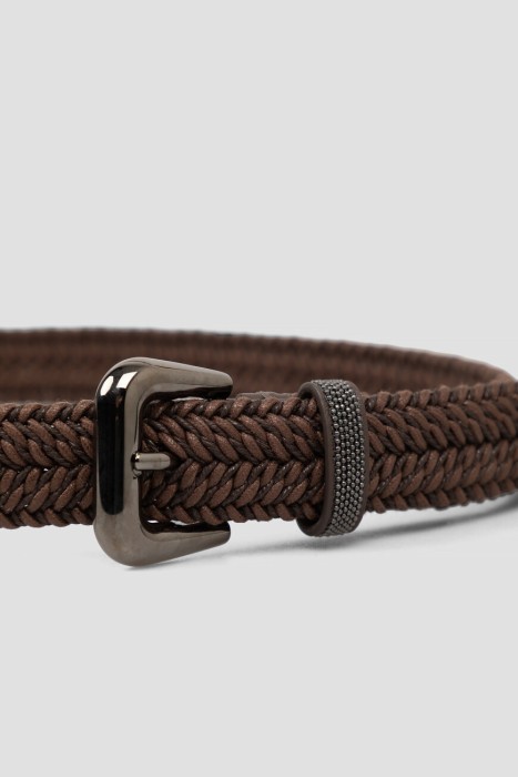 pемень  от бренда brunello cucinelli вид слева