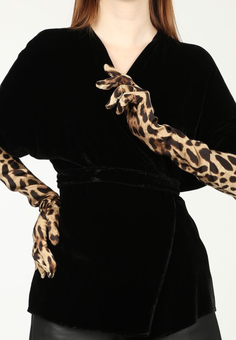 перчатки dolce&gabbana от бренда dolce & gabbana вид слева