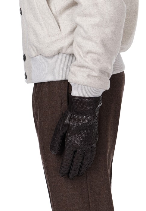 перчатки  от бренда corneliani вид слева