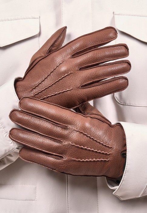 перчатки  из италии вид сбоку