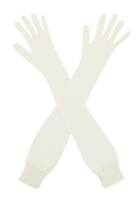 перчатки  от бренда ermanno scervino вид слева