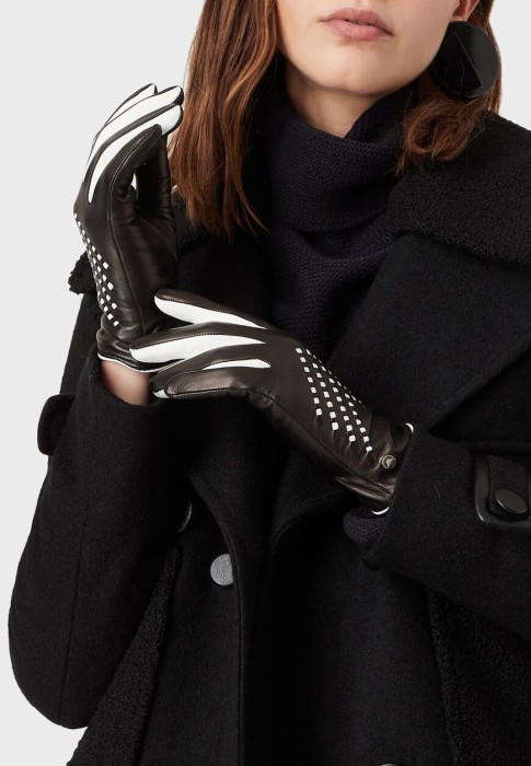 перчатки  из италии вид сбоку