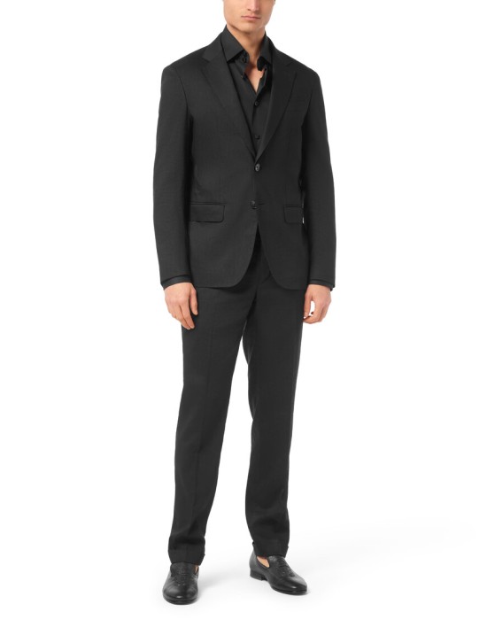 пиджак классический  из италии вид сбоку