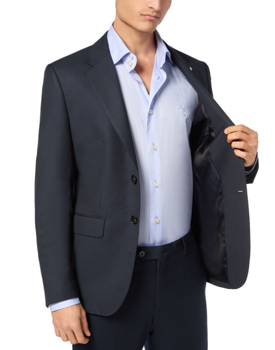 пиджак классический  из италии вид сбоку