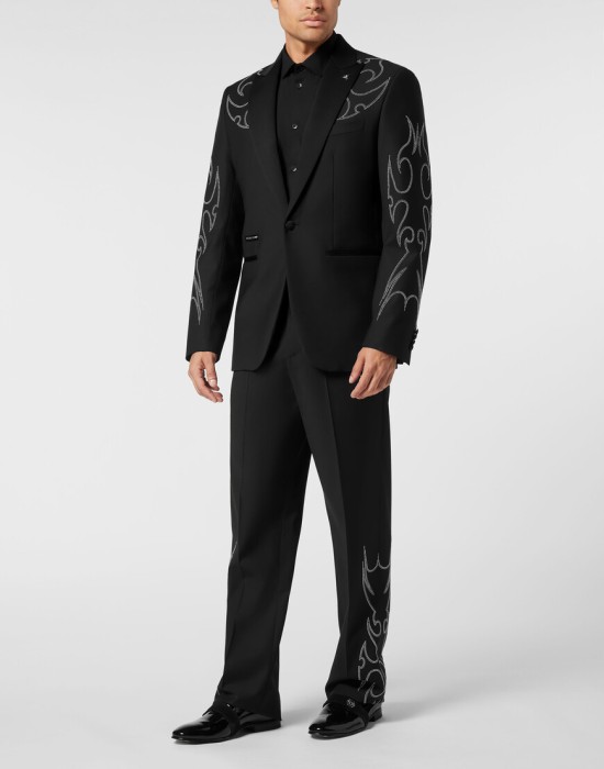 пиджак классический  из проверенных материалов спереди