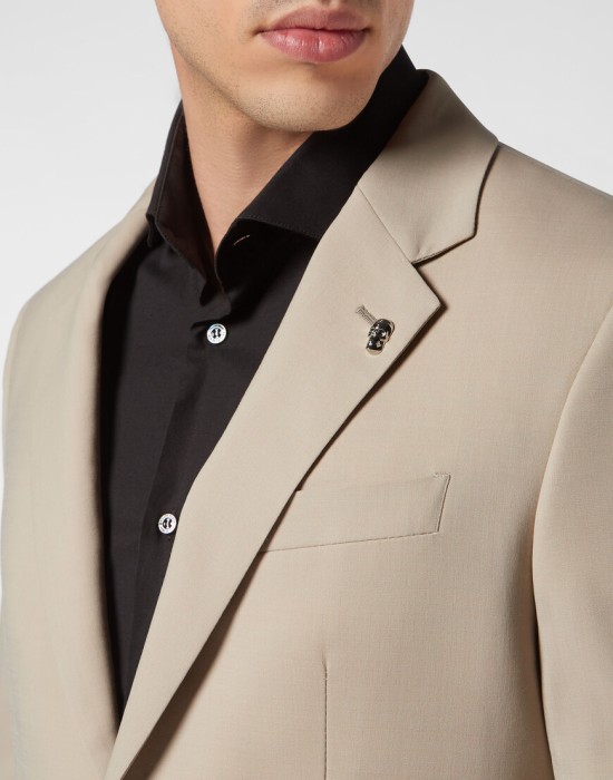 пиджак классический  из проверенных материалов спереди