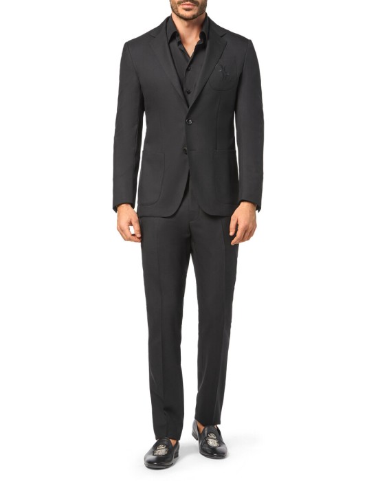 пиджак классический  из италии вид сбоку