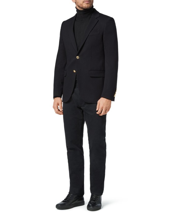 пиджак классический  из италии вид сбоку