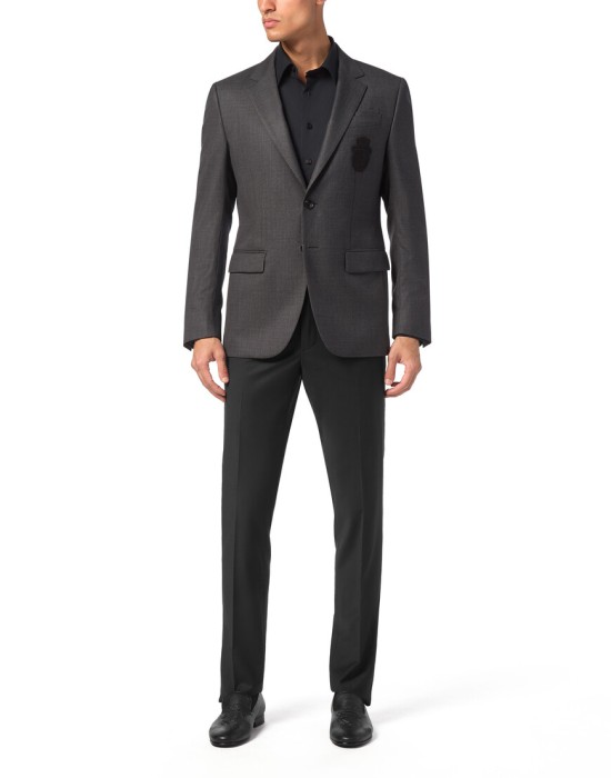 пиджак классический  из италии вид сбоку