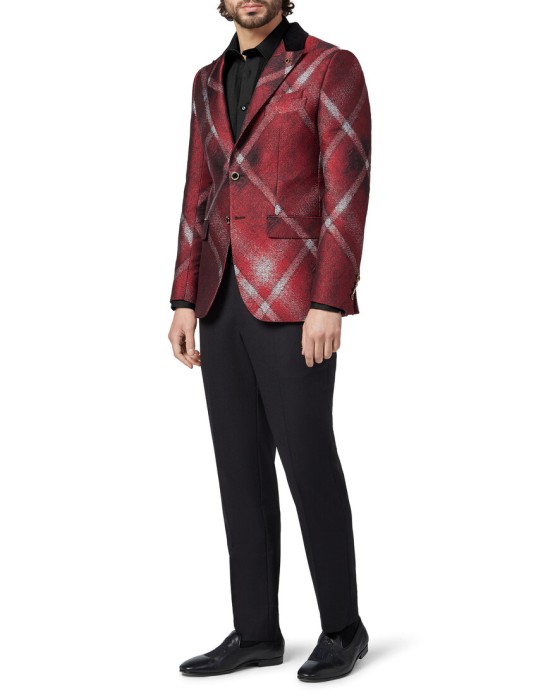 пиджак классический  из италии вид сбоку