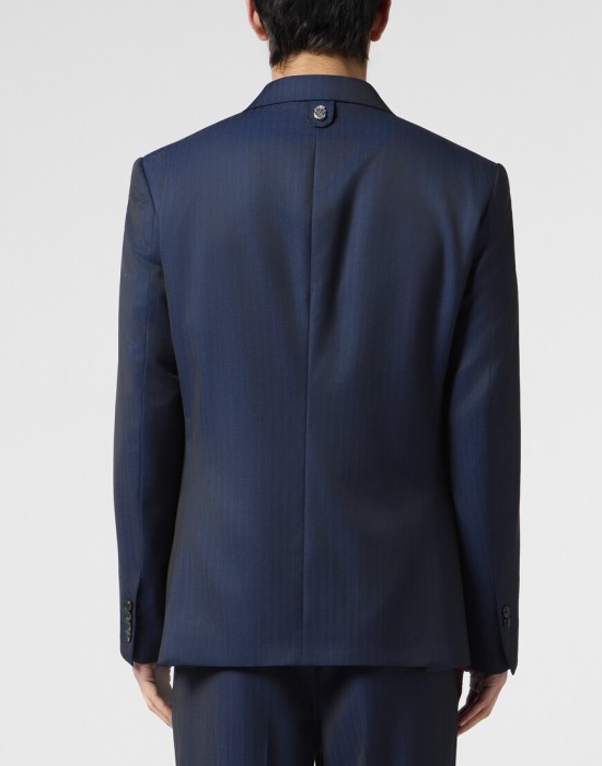 пиджак классический  из италии вид сбоку